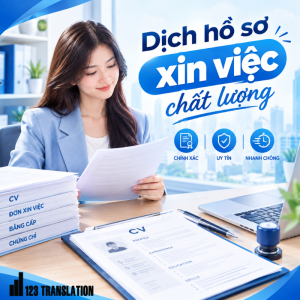 Khi lựa chọn dịch hồ sơ xin việc chất lượng Hoàng Mai, khách hàng nên ưu tiên đơn vị có kinh nghiệm xử lý hồ sơ tuyển dụng và tài liệu chuyên ngành.