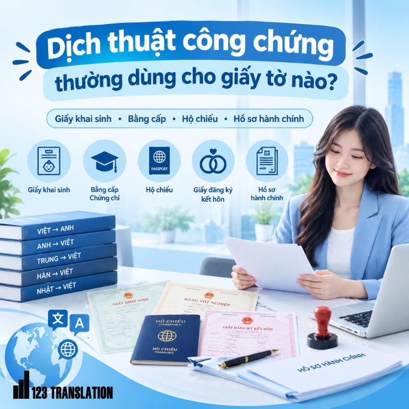 Một trong những yếu tố quan trọng khi tham khảo Top 10 địa chỉ dịch thuật công chứng uy tín tại Hà Nội là khả năng kiểm tra và đối chiếu thông tin trên bản dịch, đặc biệt với giấy tờ cá nhân, bằng cấp và hồ sơ hành chính.