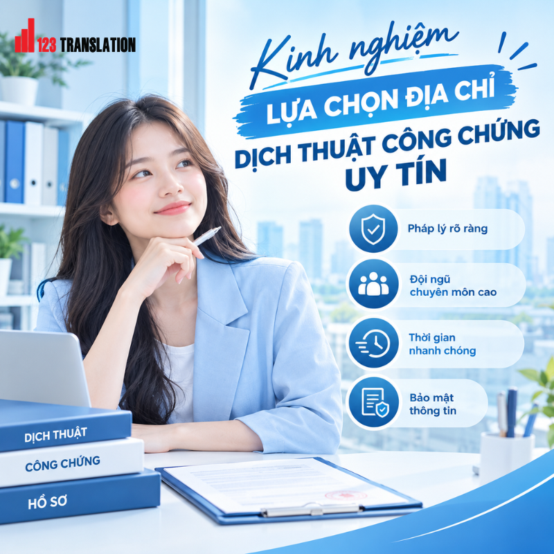Để sử dụng Dịch thuật công chứng Hà Nội lấy ngay uy tín thuận lợi, khách hàng nên chuẩn bị bản gốc hoặc bản chụp rõ nét của tài liệu, đồng thời cung cấp đầy đủ thông tin về mục đích sử dụng hồ sơ.